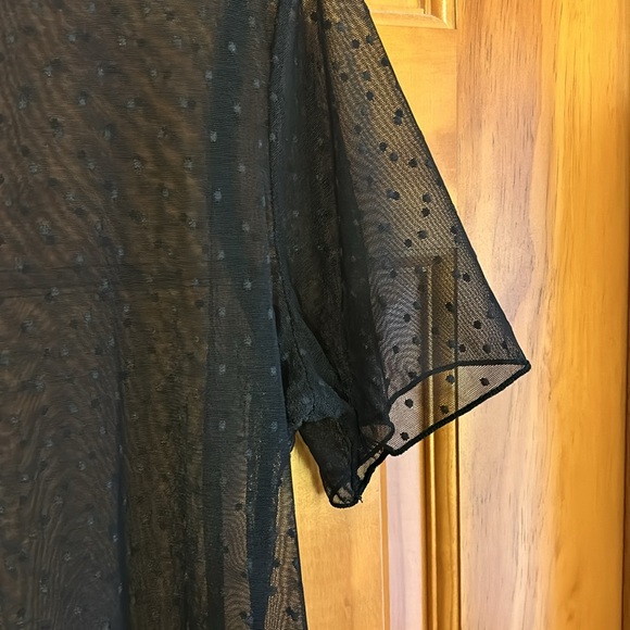 Victoria’s Secret Sheer Black Tee - Picture 5 of 5